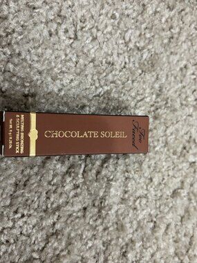 Too Faced Chocolate Soleil Bronzing Sculpting Stick Chocolate Mousse NIB